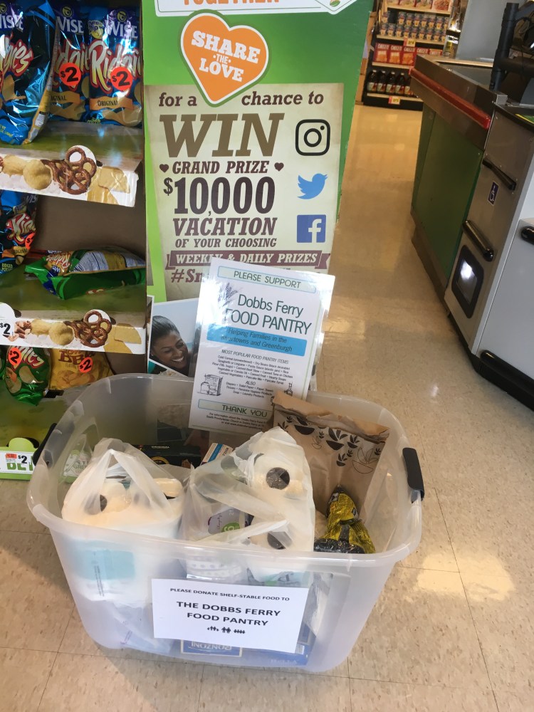 full bin at stop and shop